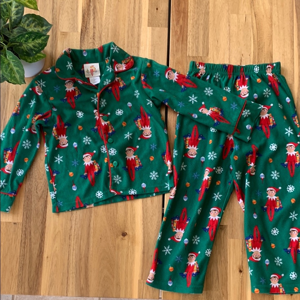 Elf On The Shelf Pajamas Set Christmas cute Festive Unisex